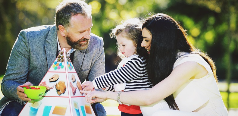 Parents to toddler Mícheál Óg, Dáithí Ó Sé and Rita Talty Ó Sé