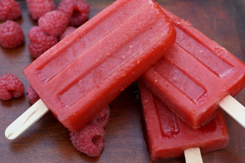 Carrot, Mango, and Raspberry Popsicles 4