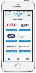 BabyDoc Retailer Screen