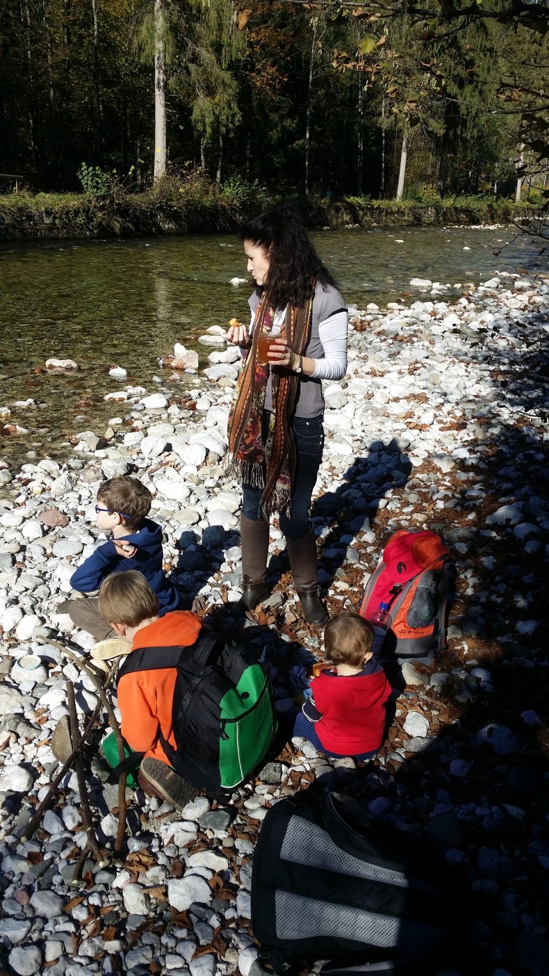 Fionnuala and the three boys Berchtesgaden