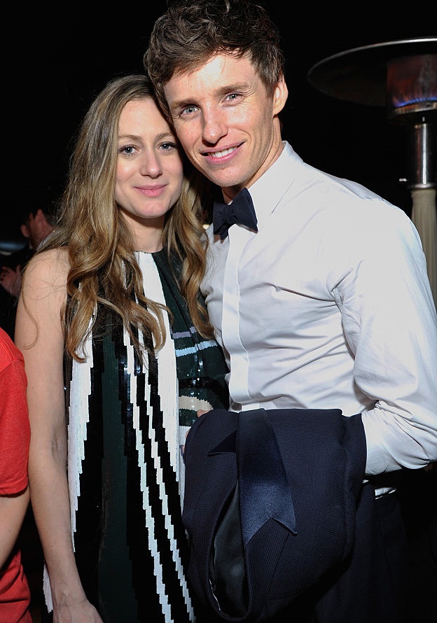 WEST HOLLYWOOD, CA - JANUARY 30: (L-R) Hannah Bagshawe and Eddie Redmayne attend the Weinstein Company & Netflix's 2016 SAG after party hosted by Absolut Elyx at Sunset Tower on January 30, 2016 in West Hollywood, California. (Photo by John Sciulli/Getty Images for The Weinstein Company)