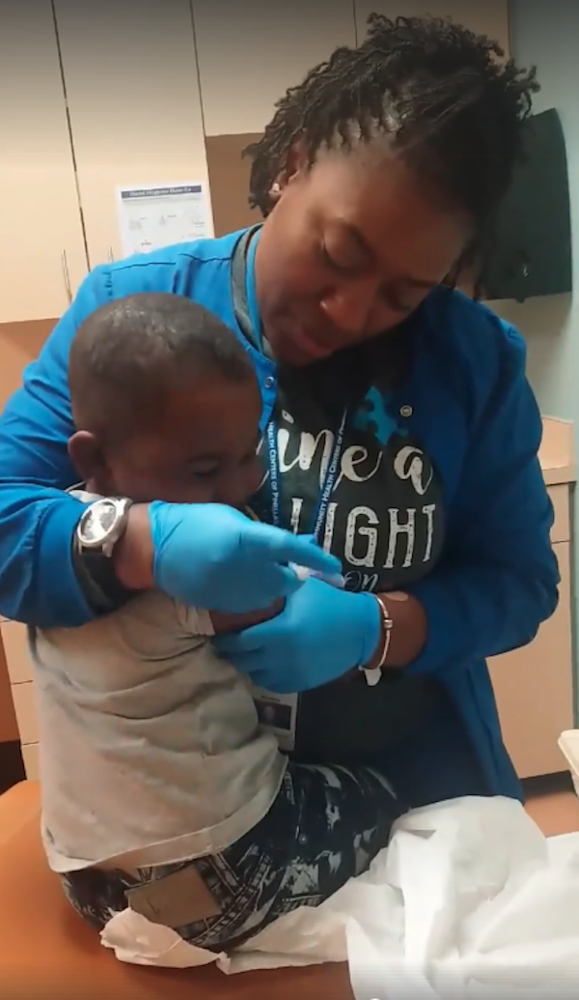 This nurse's technique for giving kids injections is lovely