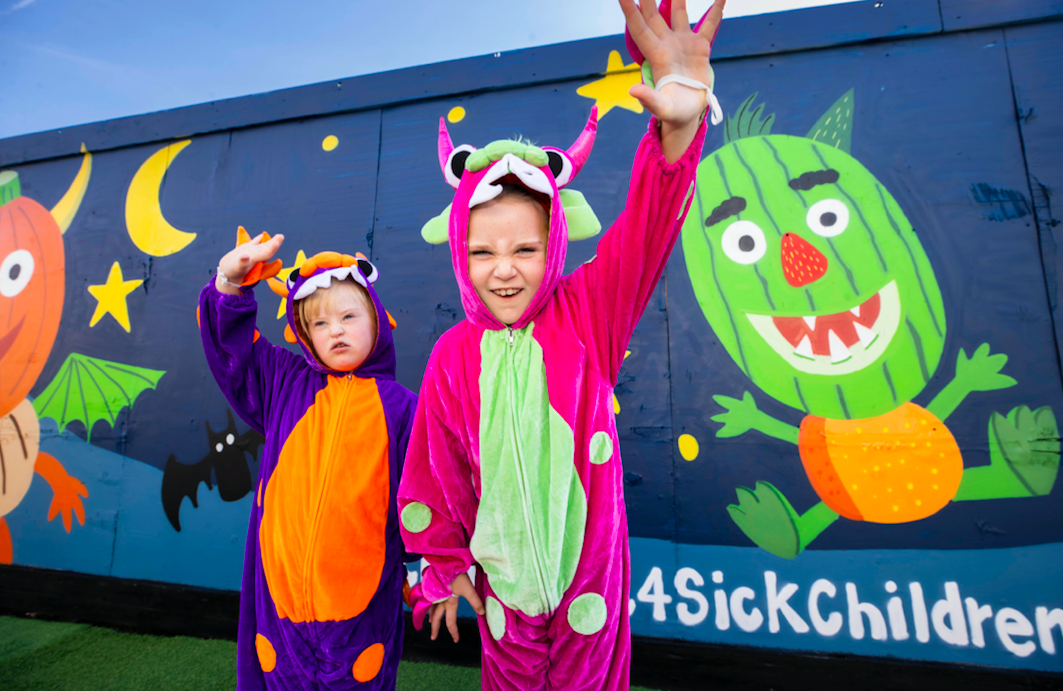 Irish families are asked to have fun while raising money for sick children this Halloween
